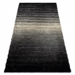 Tamsių atspalvių dryžuotas kilimas FLIM 