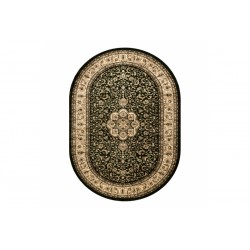 Žalias ovalo formos kilimas