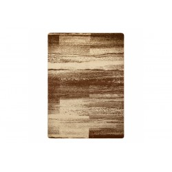 Smėlio spalvos kilimas su rudais akcentais