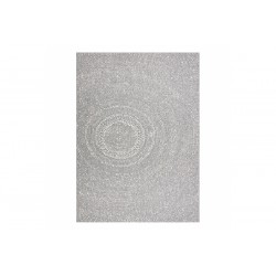  Sizalio kilimas FLAT Circle yra pilkas