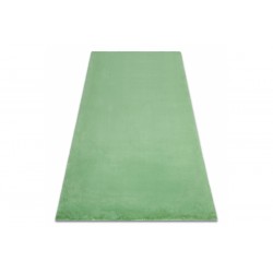 Naujas žalias kailio imitacijos kilimas