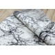 Apvalus kilimas su pilkais akcentais COZY Marble