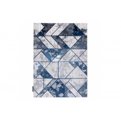 Modernus mėlynų raštų kilimas DE LUXE