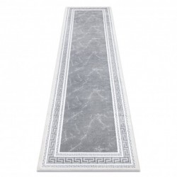 Kiliminiu taku GLOSS Šiuolaikinis 2813 27 yra stilingas ir graikų kalba pilkas kilimas