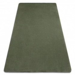 Šiuolaikinis POSH kilimas - pliušinis, storas ir neslystantis, žalias