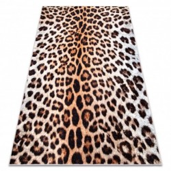 MIRO 51568804 Leopardo raštas kilimas - kreminis / rudas 