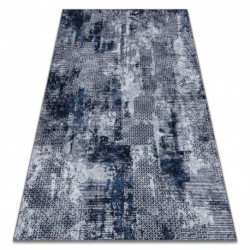 Plovimo kilimas MIRO 51924805 yra abstrakcijos stiliaus, pilkos ir mėlynos spalvos