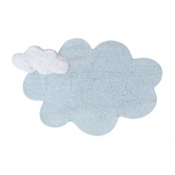 Lorena Canals skalbiamas kilimas PUFFY Sapnų mėlyna